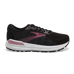 Brooks Addiction GTS 15 Naisten Maantiekengät Mustat Pinkki Valkoinen | Suomi-679385