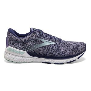 Brooks Adrenaline GTS 21 Naisten Maantiekengät Violetit Sininen Valkoinen | Suomi-815023