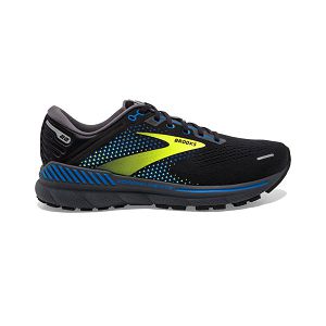 Brooks Adrenaline GTS 22 Miesten Maantiekengät Mustat Keltainen Sininen | Suomi-493058