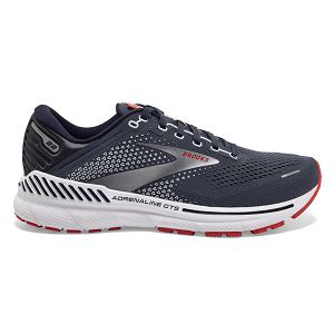 Brooks Adrenaline GTS 22 Miesten Maantiekengät Laivastonsininen Oranssi Valkoinen | Suomi-608421