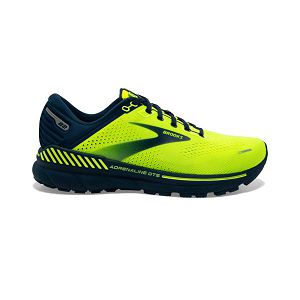 Brooks Adrenaline GTS 22 Miesten Maantiekengät Keltainen Laivastonsininen | Suomi-916378