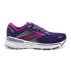 Brooks Adrenaline GTS 22 Naisten Maantiekengät Laivastonsininen Pinkki Valkoinen | Suomi-642079