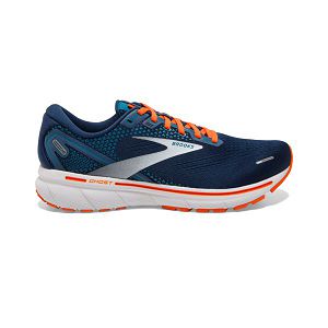 Brooks Ghost 14 Miesten Maantiekengät Laivastonsininen Oranssi Valkoinen | Suomi-720348