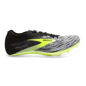 Brooks QW-K v4 Miesten Racing Kengät Mustat Harmaat Keltainen | Suomi-56387