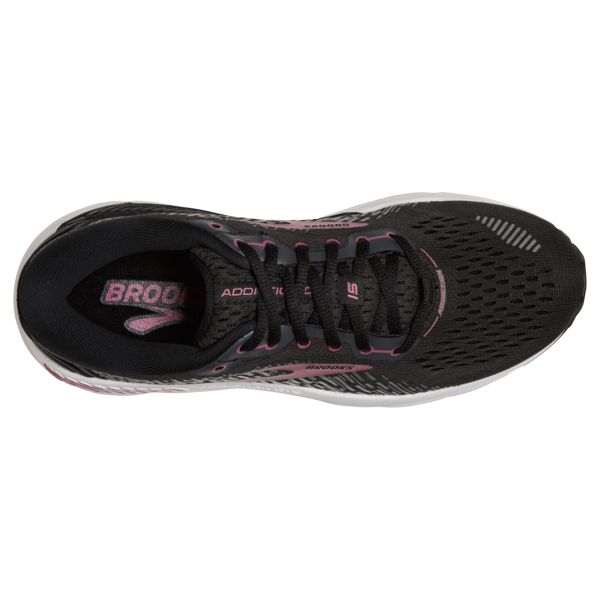 Brooks Addiction GTS 15 Naisten Maantiekengät Mustat Pinkki Valkoinen | Suomi-679385