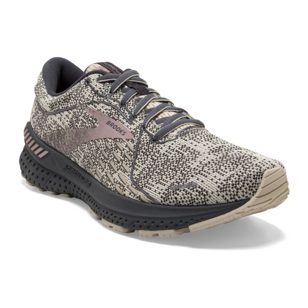 Brooks Adrenaline GTS 21 Naisten Maantiekengät Harmaat Beige Pinkki | Suomi-314829