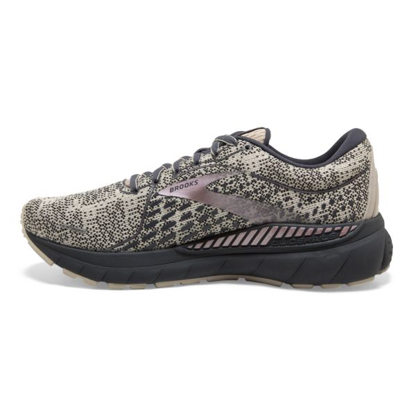 Brooks Adrenaline GTS 21 Naisten Maantiekengät Harmaat Beige Pinkki | Suomi-314829