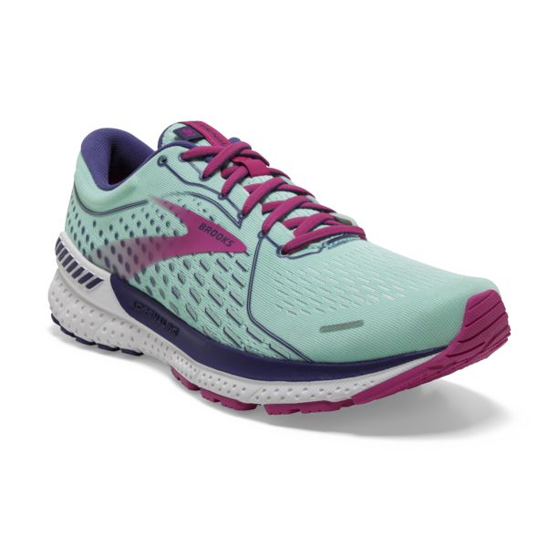 Brooks Adrenaline GTS 21 Naisten Maantiekengät Laivastonsininen Sininen Fuksia | Suomi-760352