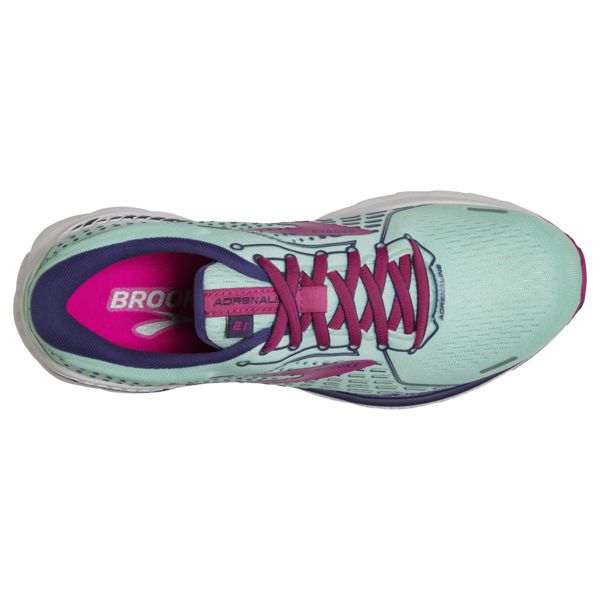 Brooks Adrenaline GTS 21 Naisten Maantiekengät Laivastonsininen Sininen Fuksia | Suomi-760352