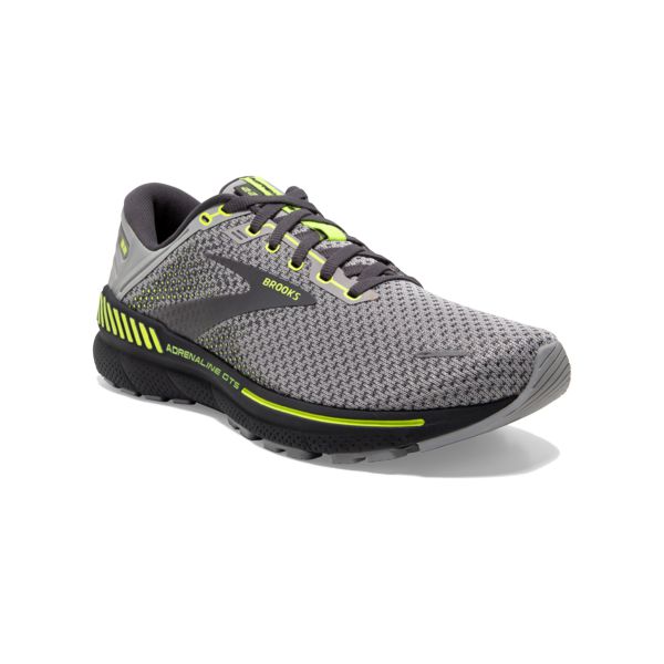 Brooks Adrenaline GTS 22 Miesten Maantiekengät Harmaat Keltainen Mustat | Suomi-246378