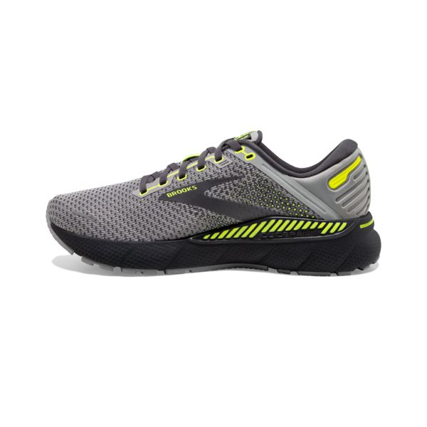 Brooks Adrenaline GTS 22 Miesten Maantiekengät Harmaat Keltainen Mustat | Suomi-246378