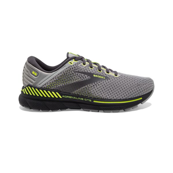 Brooks Adrenaline GTS 22 Miesten Maantiekengät Harmaat Keltainen Mustat | Suomi-246378