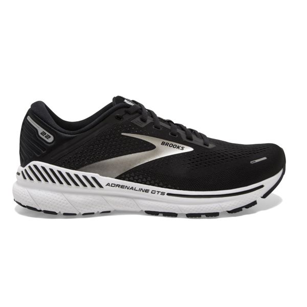 Brooks Adrenaline GTS 22 Miesten Maantiekengät Mustat Hopea Valkoinen | Suomi-387104