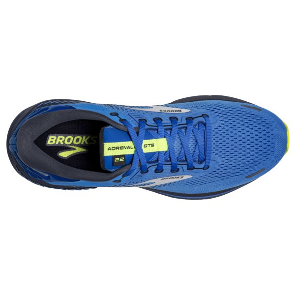 Brooks Adrenaline GTS 22 Miesten Maantiekengät Sininen Hopea Keltainen | Suomi-423879