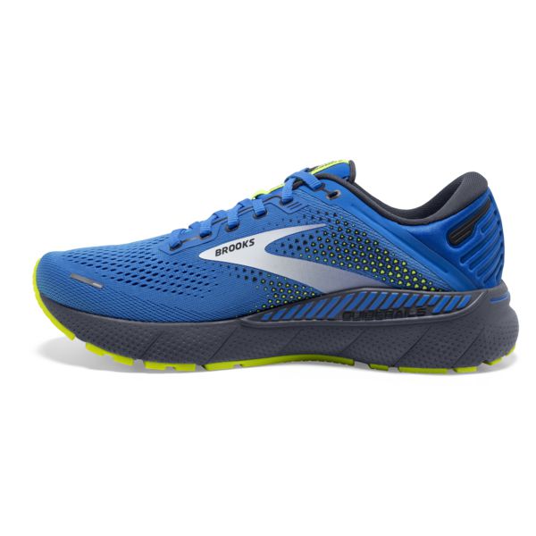 Brooks Adrenaline GTS 22 Miesten Maantiekengät Sininen Hopea Keltainen | Suomi-423879