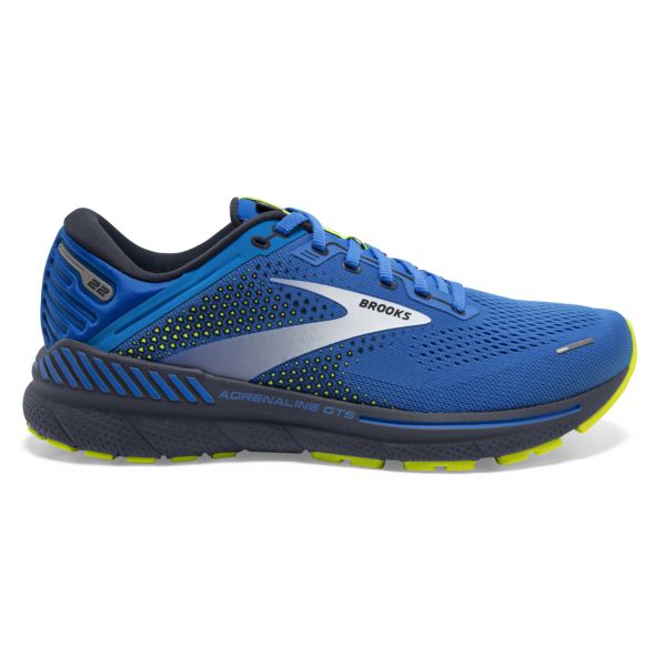 Brooks Adrenaline GTS 22 Miesten Maantiekengät Sininen Hopea Keltainen | Suomi-423879