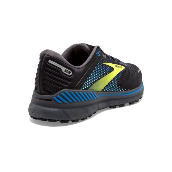 Brooks Adrenaline GTS 22 Miesten Maantiekengät Mustat Keltainen Sininen | Suomi-493058