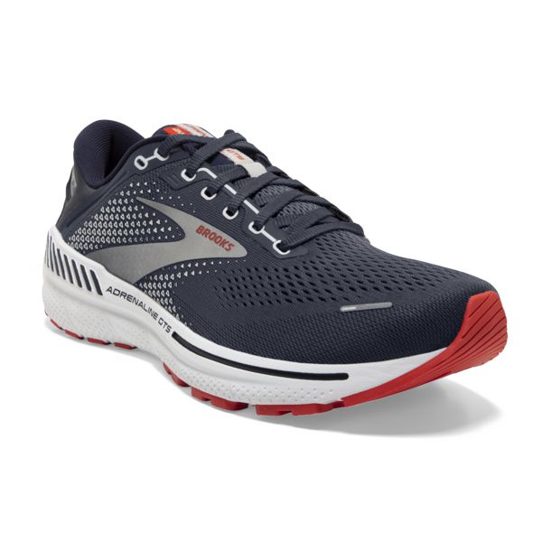 Brooks Adrenaline GTS 22 Miesten Maantiekengät Laivastonsininen Oranssi Valkoinen | Suomi-608421