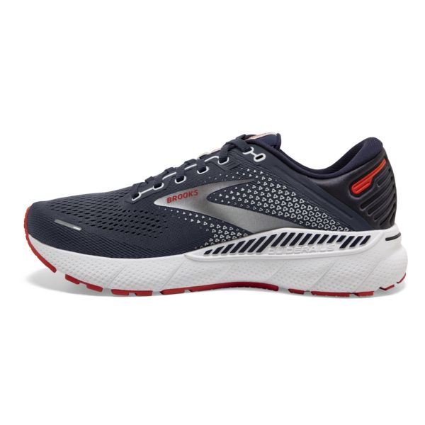 Brooks Adrenaline GTS 22 Miesten Maantiekengät Laivastonsininen Oranssi Valkoinen | Suomi-608421