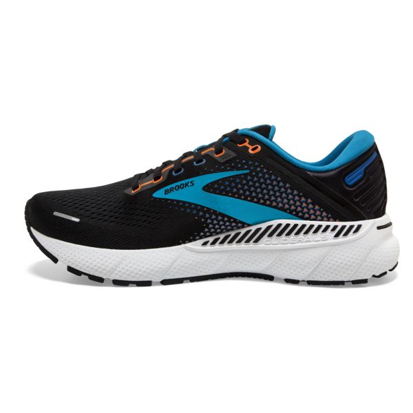 Brooks Adrenaline GTS 22 Miesten Maantiekengät Mustat Sininen Oranssi | Suomi-917034