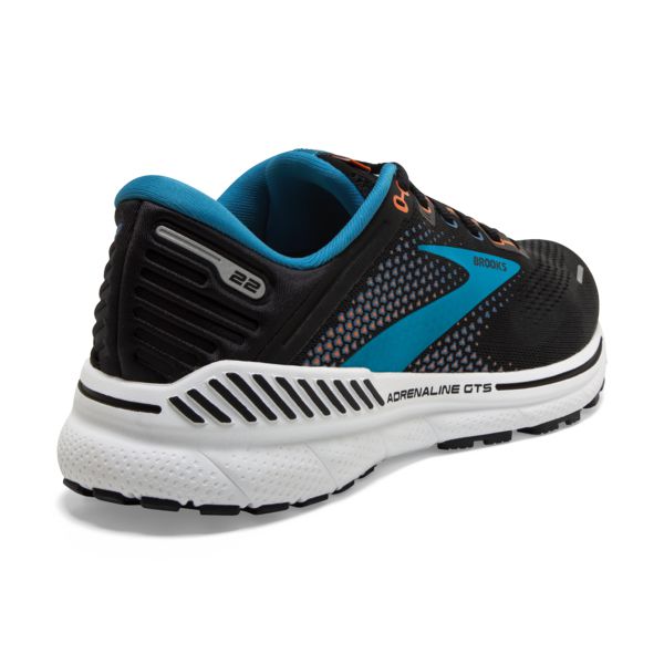 Brooks Adrenaline GTS 22 Miesten Maantiekengät Mustat Sininen Oranssi | Suomi-917034