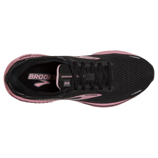 Brooks Adrenaline GTS 22 Naisten Maantiekengät Mustat Koralli | Suomi-316950