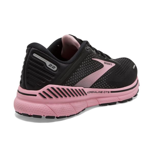 Brooks Adrenaline GTS 22 Naisten Maantiekengät Mustat Koralli | Suomi-316950