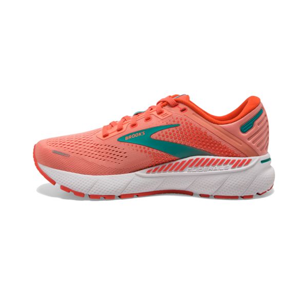 Brooks Adrenaline GTS 22 Naisten Maantiekengät Oranssi Vihreä Valkoinen | Suomi-428506