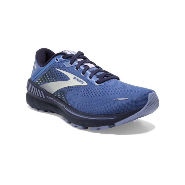 Brooks Adrenaline GTS 22 Naisten Maantiekengät Sininen Violetit Keltainen | Suomi-497308