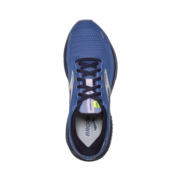 Brooks Adrenaline GTS 22 Naisten Maantiekengät Sininen Violetit Keltainen | Suomi-497308