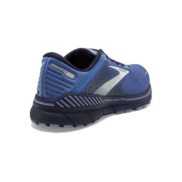 Brooks Adrenaline GTS 22 Naisten Maantiekengät Sininen Violetit Keltainen | Suomi-497308