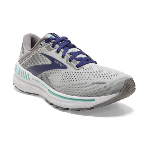 Brooks Adrenaline GTS 22 Naisten Maantiekengät Harmaat Sininen Vihreä | Suomi-517308