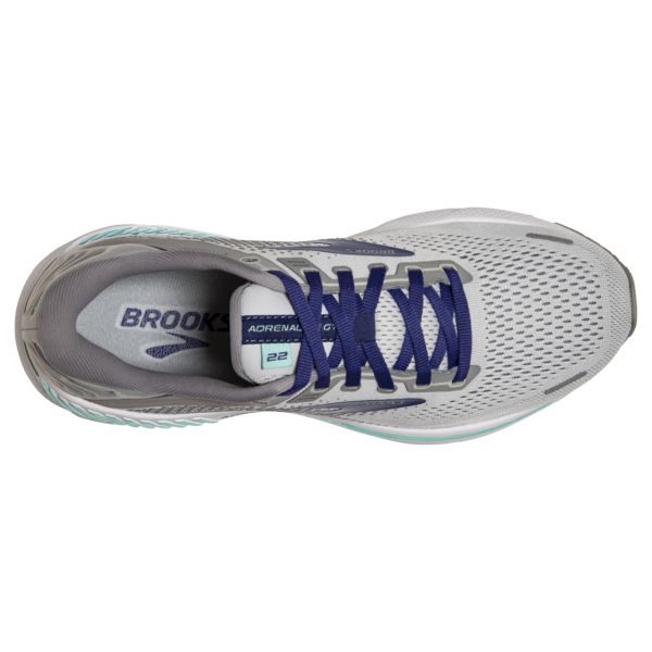 Brooks Adrenaline GTS 22 Naisten Maantiekengät Harmaat Sininen Vihreä | Suomi-517308