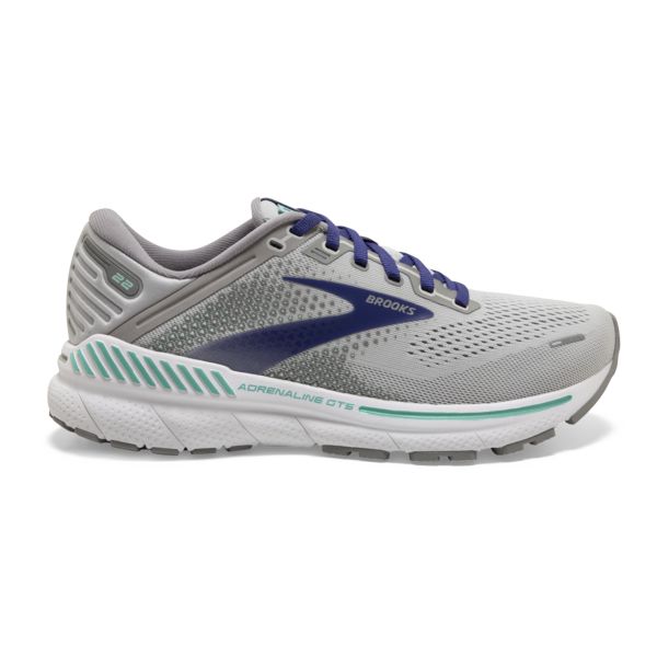 Brooks Adrenaline GTS 22 Naisten Maantiekengät Harmaat Sininen Vihreä | Suomi-517308