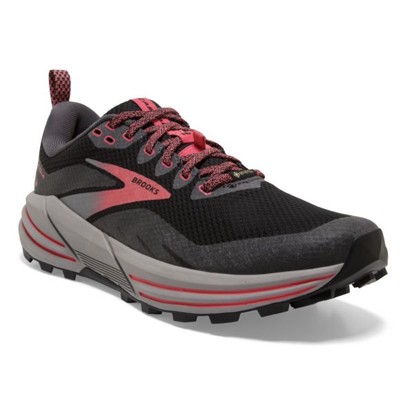 Brooks Cascadia 16 GTX Naisten Maastojuoksukengät Mustat Koralli | Suomi-536210