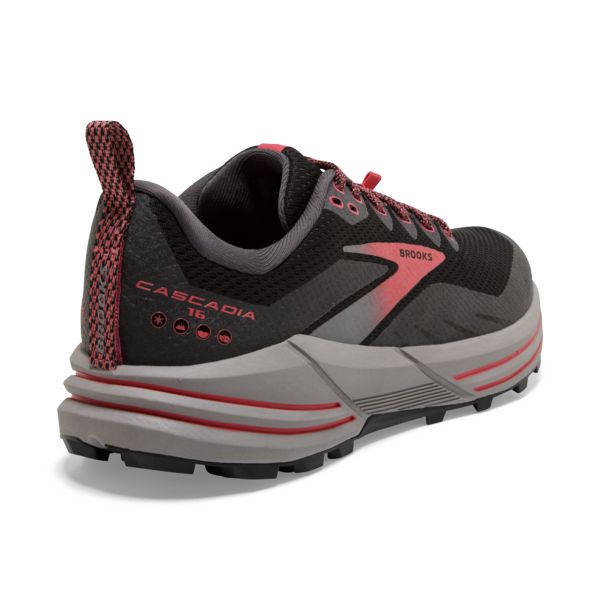 Brooks Cascadia 16 GTX Naisten Maastojuoksukengät Mustat Koralli | Suomi-536210