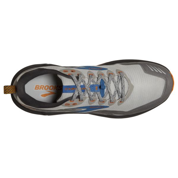 Brooks Cascadia 16 Miesten Maastojuoksukengät Harmaat Sininen Oranssi | Suomi-312748