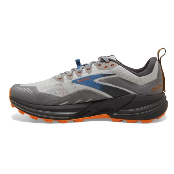 Brooks Cascadia 16 Miesten Maastojuoksukengät Harmaat Sininen Oranssi | Suomi-312748