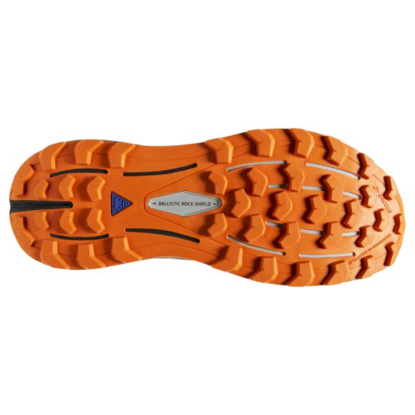 Brooks Cascadia 16 Miesten Maastojuoksukengät Harmaat Sininen Oranssi | Suomi-312748