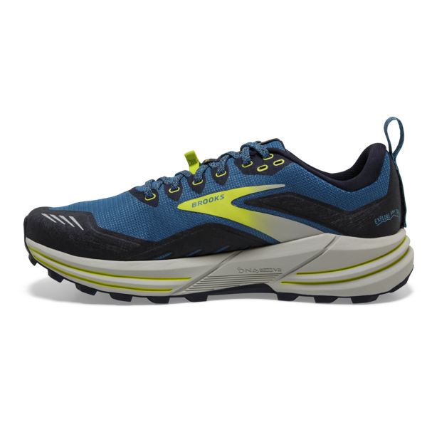 Brooks Cascadia 16 Miesten Maastojuoksukengät Sininen Mustat Keltainen | Suomi-359180