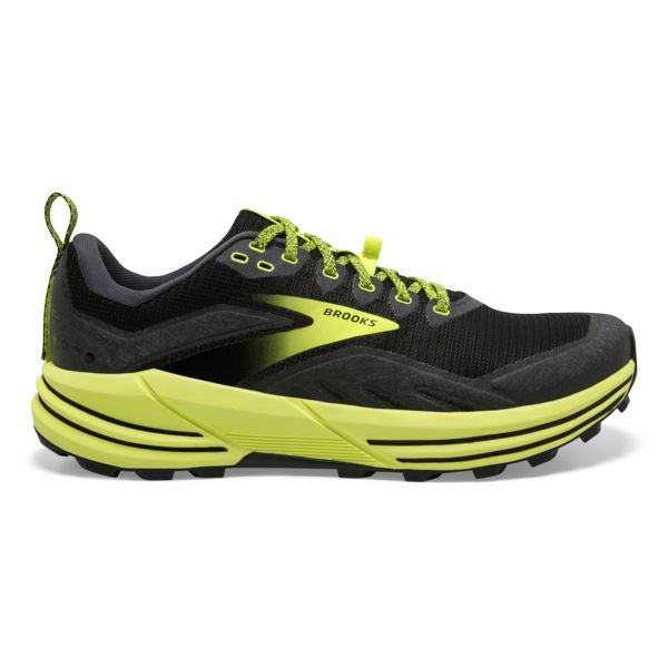 Brooks Cascadia 16 Miesten Maastojuoksukengät Mustat Keltainen | Suomi-463012