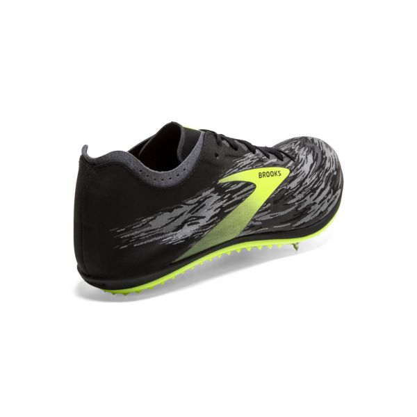 Brooks ELMN8 v5 Miesten Racing Kengät Mustat Harmaat Keltainen | Suomi-159346