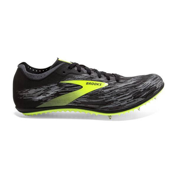 Brooks ELMN8 v5 Miesten Racing Kengät Mustat Harmaat Keltainen | Suomi-159346