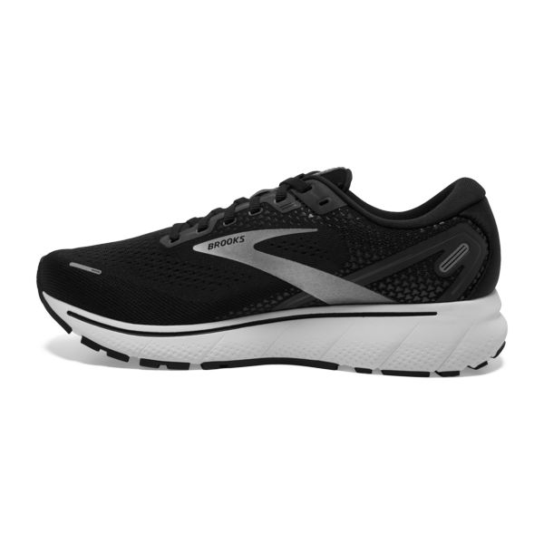 Brooks Ghost 14 Miesten Maantiekengät Mustat Valkoinen Hopea | Suomi-781254