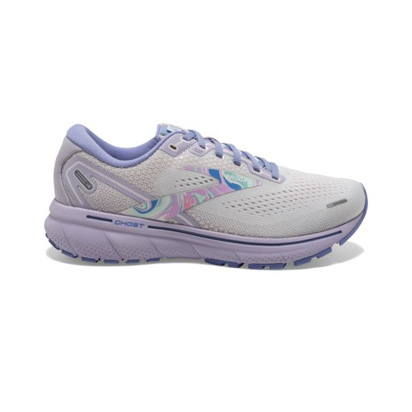 Brooks Ghost 14 Naisten Maantiekengät Valkoinen Violetit Pinkki | Suomi-43276