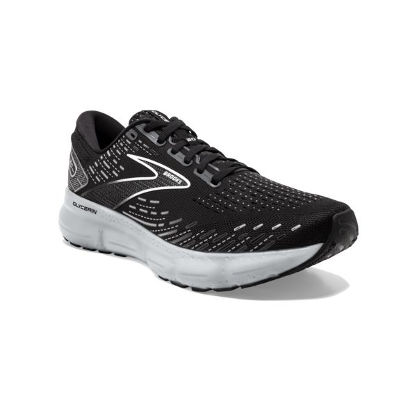 Brooks Glycerin 20 Miesten Maantiekengät Mustat Valkoinen Harmaat | Suomi-385764