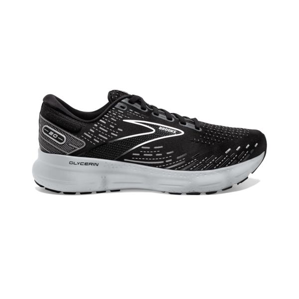 Brooks Glycerin 20 Miesten Maantiekengät Mustat Valkoinen Harmaat | Suomi-385764