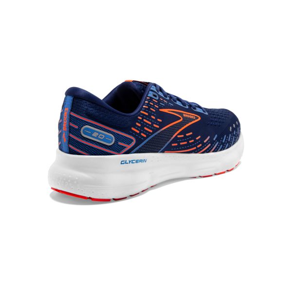 Brooks Glycerin 20 Miesten Maantiekengät Sininen Oranssi Valkoinen | Suomi-831407