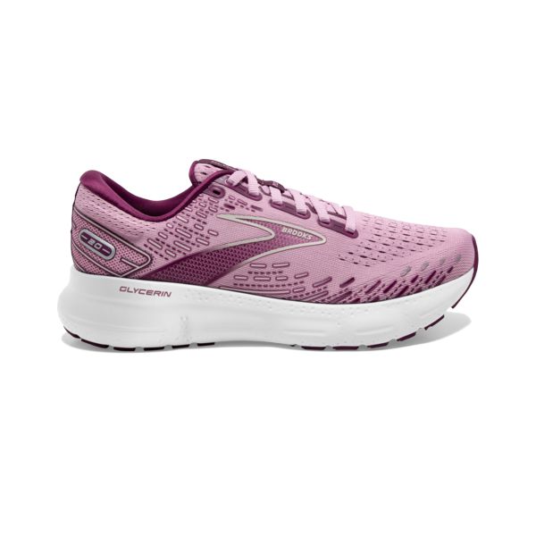 Brooks Glycerin 20 Naisten Maantiekengät Pinkki Valkoinen | Suomi-649710