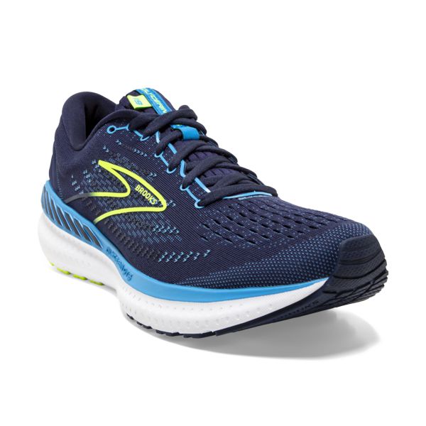 Brooks Glycerin GTS 19 Miesten Maantiekengät Laivastonsininen Sininen Keltainen | Suomi-415083